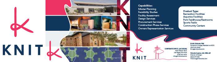 Knit Architectural firm mailer image